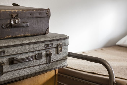 Ein Zimmer im Notaufnahmelager