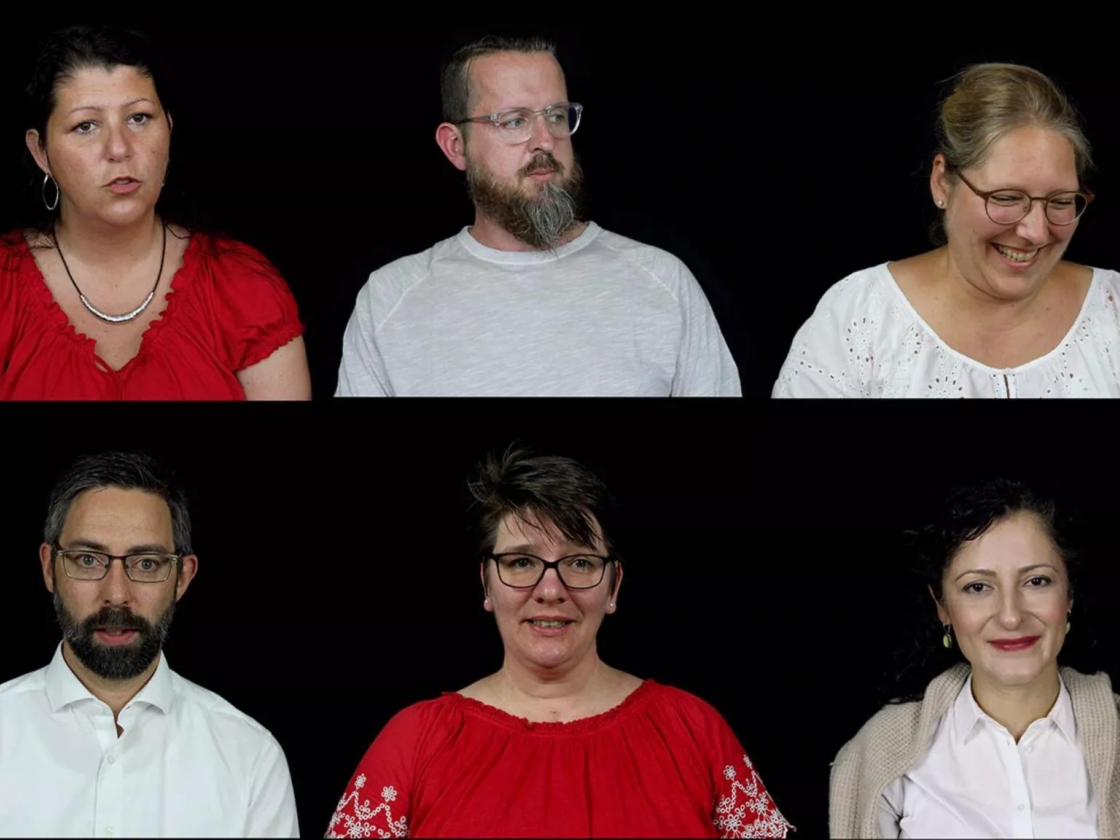 6 Personen sind auf einer Collage zu sehen