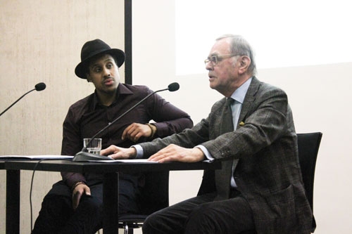 Zeitzeugengespräch auf der Bühne