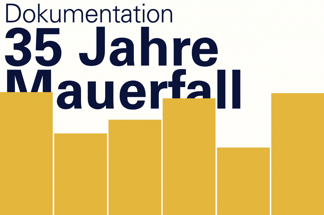 Grafik von 35 Jahre Mauerfall