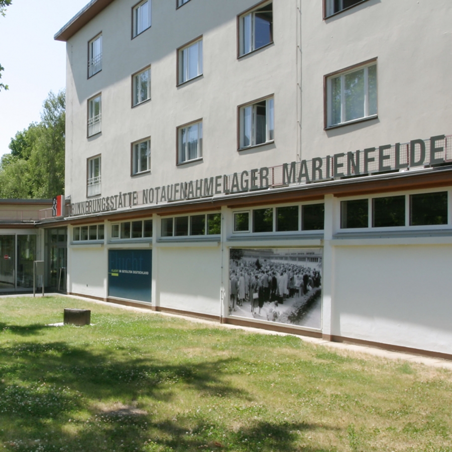 Blick auf die Erinnerungsstätte