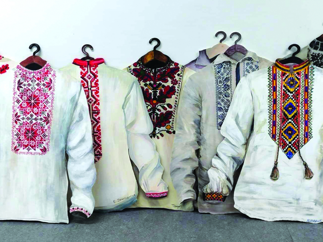 Die Wyschywankas aufgestellt